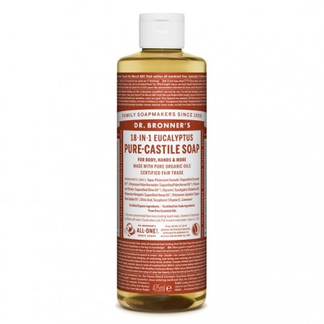 Sapun lichid de Castilia cu eucalipt, organic 475ml Dr Bronner