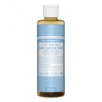 Sapun lichid bio de Castilia fara parfum 240ml Dr Bronner