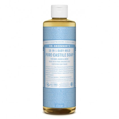 Sapun lichid bio de Castilia fara parfum 475ml Dr Bronner