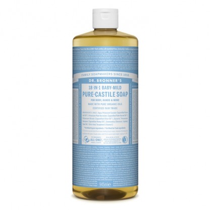 Sapun lichid bio de Castilia fara parfum 945ml Dr Bronner