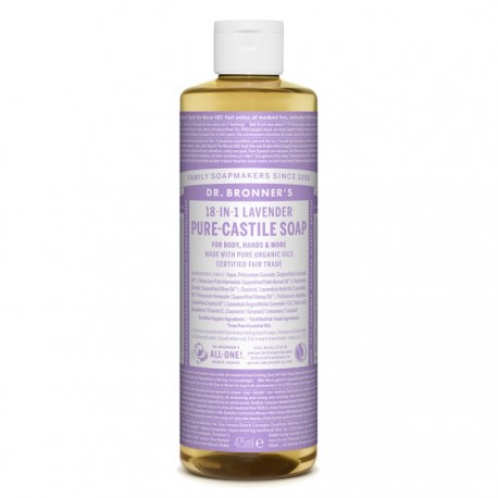 Sapun lichid de Castilia cu lavanda, organic 475ml Dr Bronner