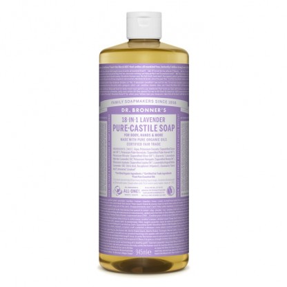 Sapun lichid de Castilia cu lavanda, organic 945ml Dr Bronner