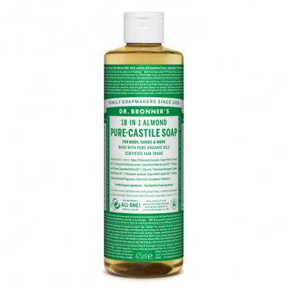 Sapun lichid de Castilia cu migdale, organic 475ml Dr Bronner