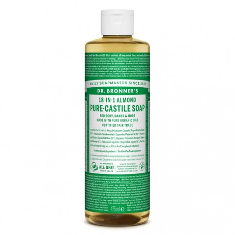 Sapun lichid de Castilia cu migdale, organic 475ml Dr Bronner