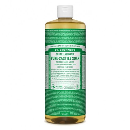 Sapun lichid bio de Castilia cu migdale 945ml Dr Bronner