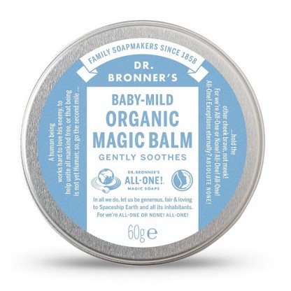 Balsam de corp organic super hidratant, fara parfum 60g Dr Bronner