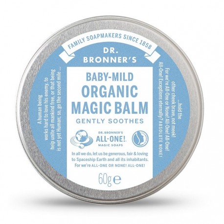 Balsam de corp organic super hidratant, fara parfum 60g Dr Bronner