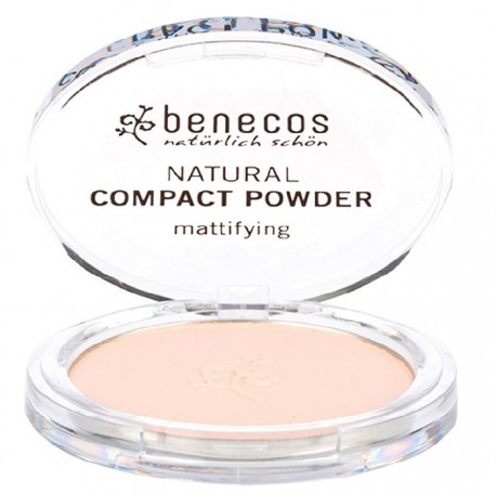 Pudra compacta matifianta Fair, naturala 9g Benecos