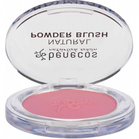 Fard de obraz bio natural compact, Mallow Rose 5.5g Benecos