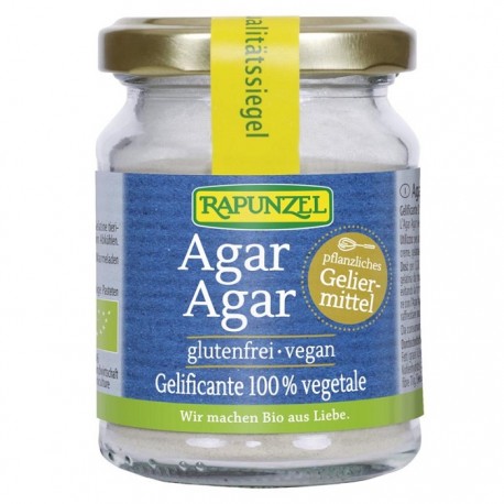 Agar agar bio, gelifiant natural din alge 60g Rapunzel