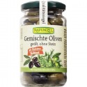 Amestec masline bio cu ierburi, fara samburi 170g Rapunzel