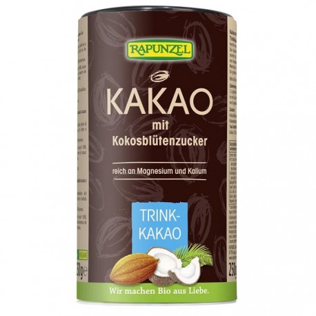 Cacao cu zahar din nuca de cocos bio 250g Rapunzel