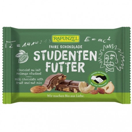 Ciocolata bio cu mix de fructe si alune 100g Rapunzel
