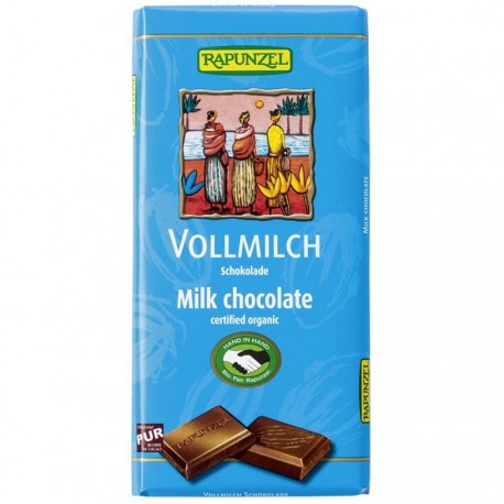 Ciocolata bio din lapte integral 100g Rapunzel