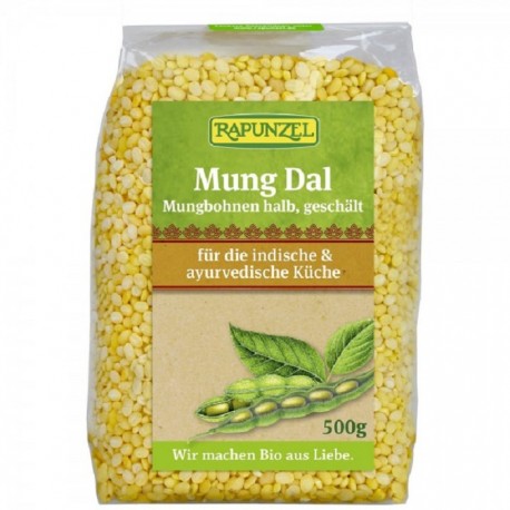 Fasole mung bio, jumatati Mung Dal 500g Rapunzel