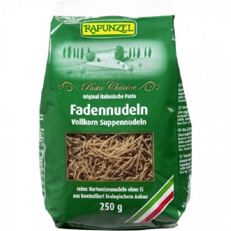 Fidea integrala bio pentru supa 250g Rapunzel