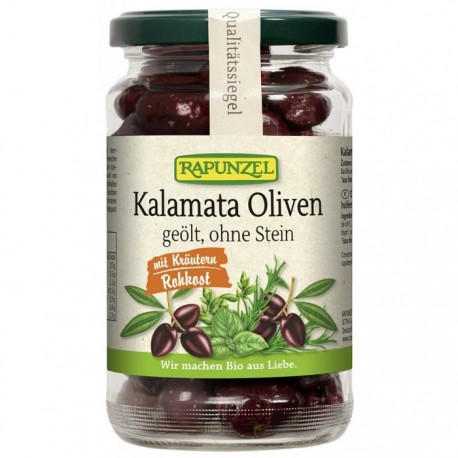 Masline Kalamata cu ierburi aromatice bio 170g Rapunzel