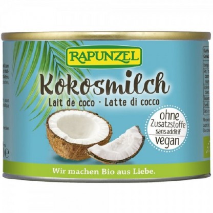 Lapte de cocos bio 200ml Rapunzel