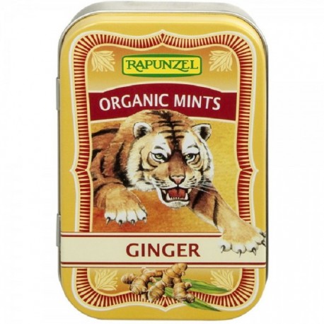 Mints Drajeuri cu ghimbir bio 50g Rapunzel