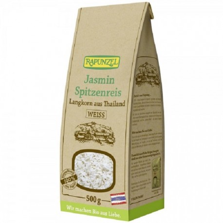 Orez Jasmin alb cu bob lung bio 500g Rapunzel