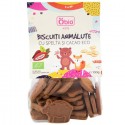 Biscuiti animalute cu spelta si cacao bio 100g Obio