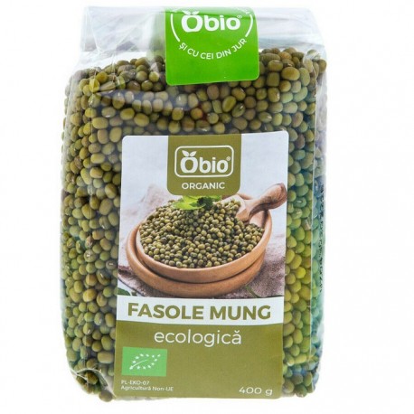 Fasole mung bio 400g Obio