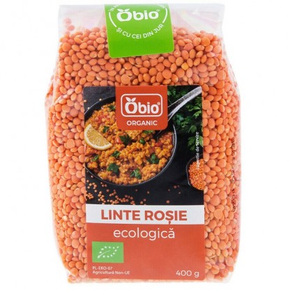 Linte rosie bio 400g Obio