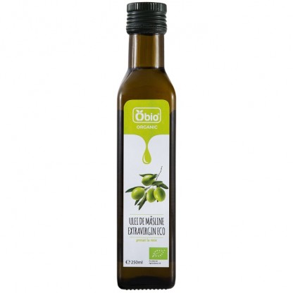 Ulei de masline extravirgin bio, presat la rece (Spania) 250 ml Obio