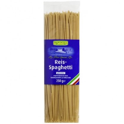 Spaghetti din orez integral bio, fara gluten 250g Rapunzel