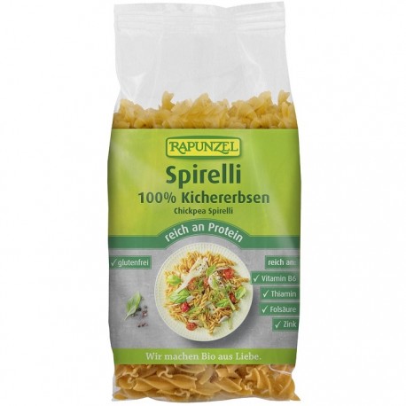 Spirelli din naut bio, fara gluten 300g Rapunzel 
