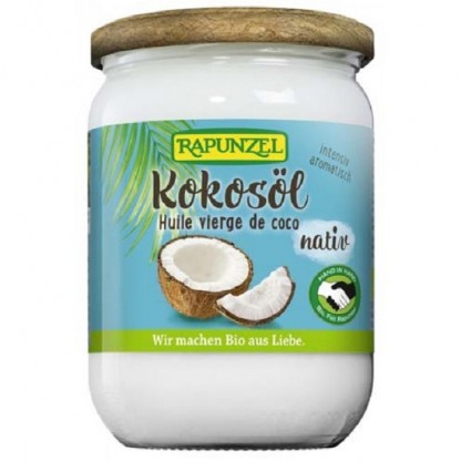 Ulei de cocos bio virgin, presat la rece 400ml Rapunzel