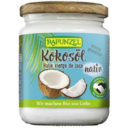Ulei de cocos bio virgin, presat la rece 200ml Rapunzel