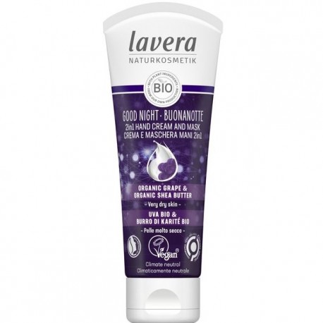 Crema si masca pentru maini uscate Good Night 75ml Lavera