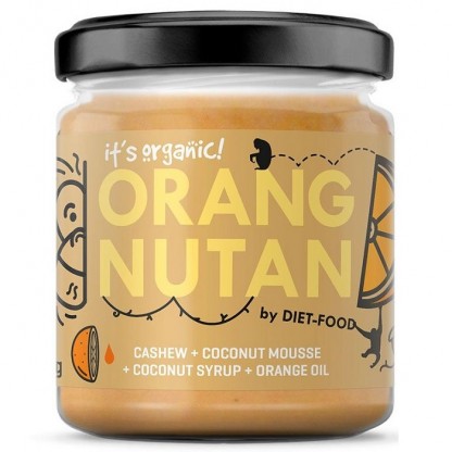 Crema de caju cu portocale bio Orangnutan 200g Diet Food