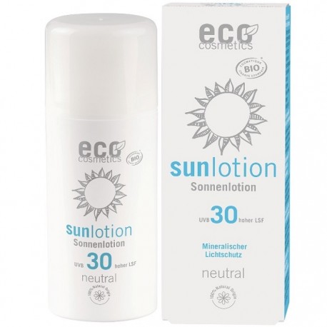 Lotiune de protectie solara FPS30 fara parfum 100 ml Eco Cosmetics