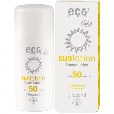 Lotiune de protectie solara FPS 50 cu goji si rodie 100 ml Eco Cosmetics