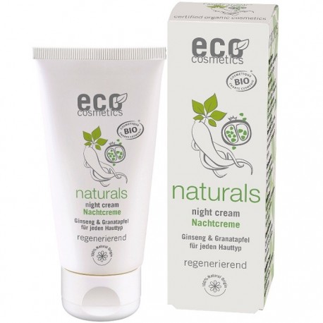 Crema de noapte bio cu ginseng si rodie 50ml Eco Cosmetics
