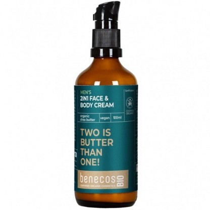 Crema de ten si corp bio pentru barbati 100ml Benecos