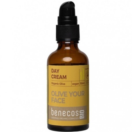 Crema de zi intensiva pentru ten matur, uscat. Olive your face 50ml Benecos