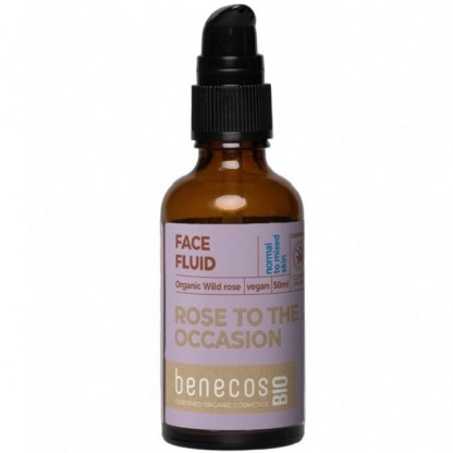 Fluid hidratant bio cu trandafir ten normal-mix 50ml Benecos