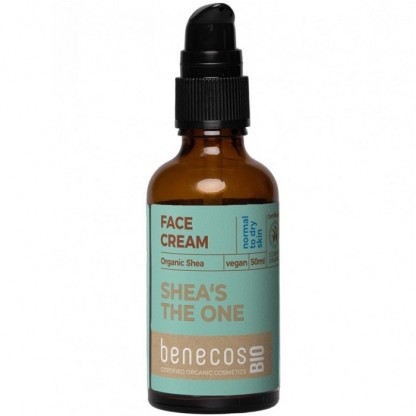 Crema hidratanta cu shea ten normal, uscat 50ml Benecos