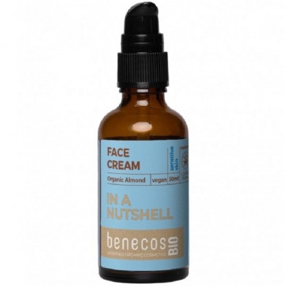 Crema hidratanta cu migdale pentru ten sensibil. In a nutshell 50ml Benecos