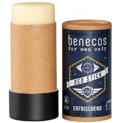 Deodorant stick bio pentru barbati, cu bicarbonat 40g Benecos
