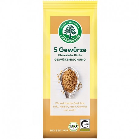 Amestec de 5 condimente asiatice bio 40g Lebensbaum