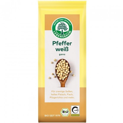 Piper alb boabe bio 50g Lebensbaum