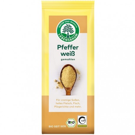Piper alb macinat bio 50g Lebensbaum