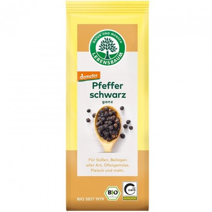 Piper negru boabe bio 50g Lebensbaum
