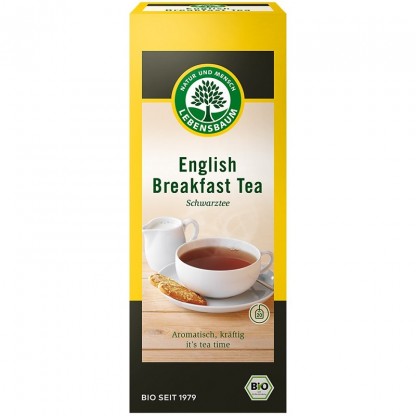 Ceai negru englezesc pentru mic dejun bio 20 plicuri Lebensbaum