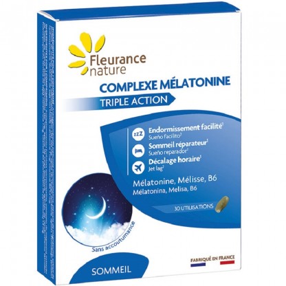 Complex Melatonina, Supliment alimentar 30 comprimate Fleurance Nature
