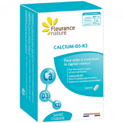 Calcium -D3-K2, Supliment alimentar 60 comprimate Fleurance Nature
